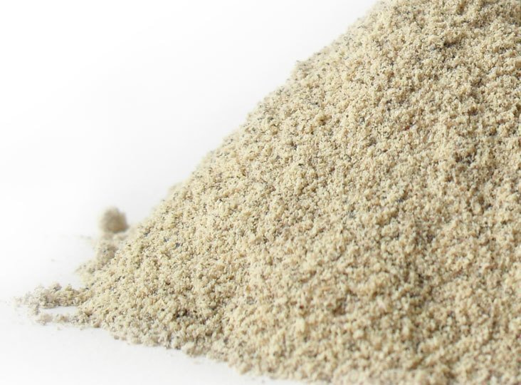 Pfeffer weiß, gemahlen, Muntok Perle